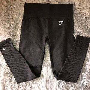 Gymshark Vital Seamless Leggings - Black Marl